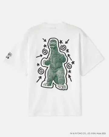 L 사이즈 HAZE GODZILLA 화이트 고질라 THE 아트 전 헤이즈