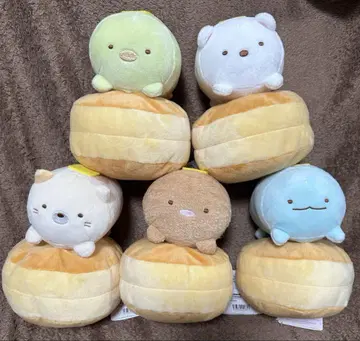 스미코구라시 핫케이크 봉제 인형 컴프 세트 인형뽑기 경품