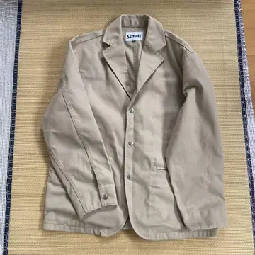 Schott 베이지 싱글 자켓