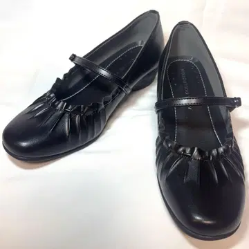 안나 컬렉션 펌프스 블랙 컴포트 3E 스트랩