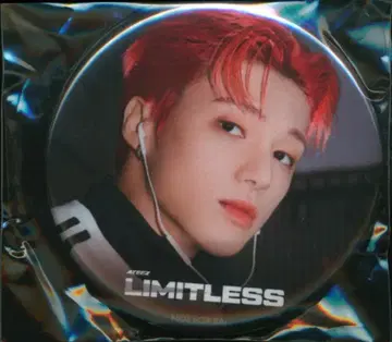 ATEEZ LIMITLESS WOO YOUNG 캔뱃지 라키드로