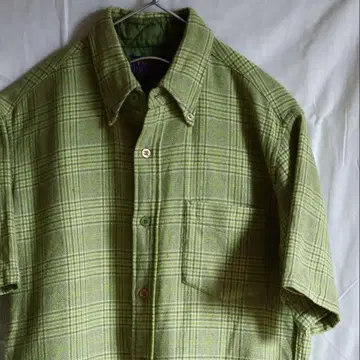 PENDLETON 펜들턴 M 사이즈 버튼 다운 체크 무늬 반팔 셔츠
