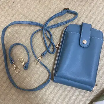스마트폰 숄더백 파랑