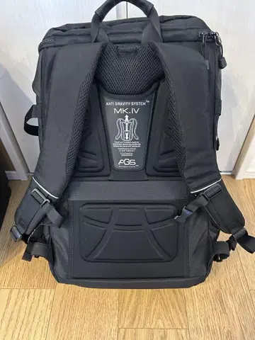 새상품급 AGS ANTI GRAVITY SYSTEM MK.IV 블랙 백팩
