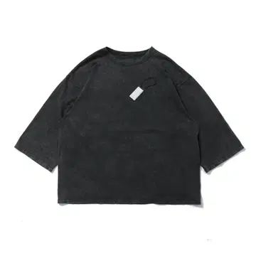 새상품 백 러쉬 VINTAGE 가공 LOOSE FIT H/S TOPS