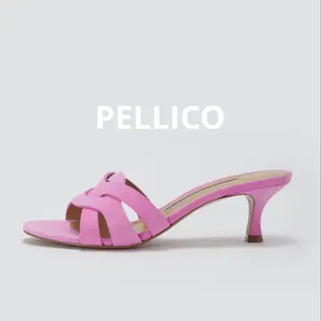 PELLICO 퍼플 스웨이드 뮬 38.5