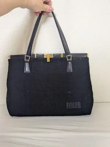 FEILER 블랙 토트백