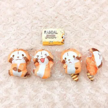 라스칼 봉제 인형 공 체인 전 4종 풀 컴프