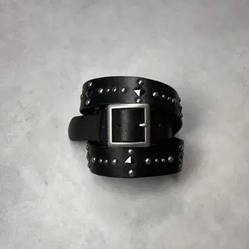 archive the studs leather belt Y2K