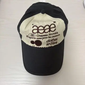 aeae 캡 PANNEL BALL CAP [NAVY/IVORY]