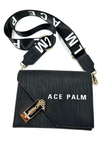 ACE PALM 하와이안 파우치 백 숄더백 블랙
