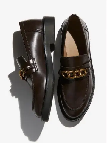 H&M 로퍼 다크 브라운