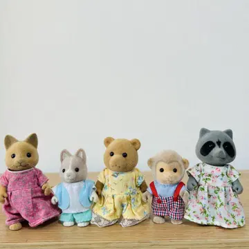 실바니안 패밀리 멜리 웨더 그레이 아라이구마 라이트 브라운 곰 개
