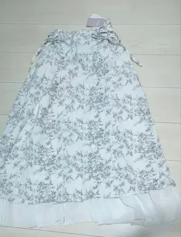 시마무라 maki's closet 사이드 레이스업 플레어 스커트