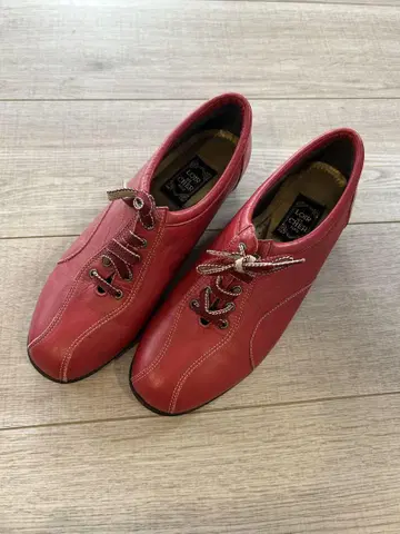 루아르 에셰르 컴포트 슈즈 천연 가죽 일본제 여성 신발 빨간색