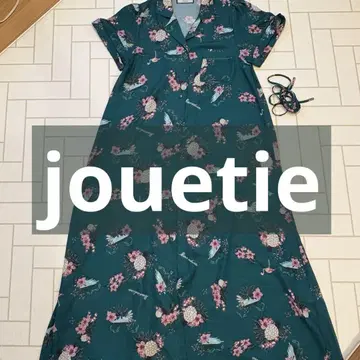 jouetie (쥬에티) 플라밍고 패턴 반팔 셔츠 원피스