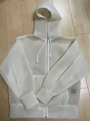 로리즈팜 yuw 시어 후디 시스루 후드티