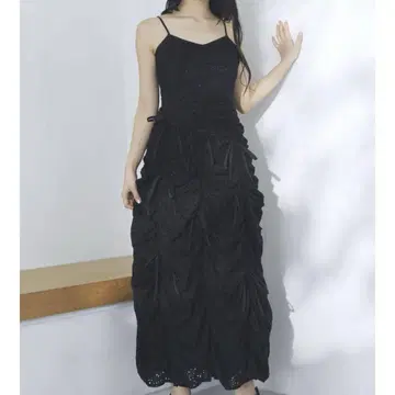dazzlin 개더 리본 원피스 미사용