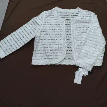 새상품 화이트 레이스 볼레로풍 자켓 L 사이즈
