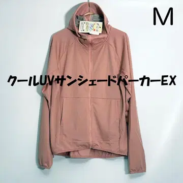 쿨 UV 선쉐이드 후드티 EX M 사이즈 핑크 워크맨