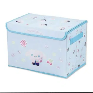 뚜껑이 있는 수납 박스 시나몬