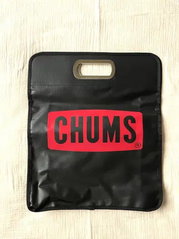 CHUMS 로고 클러치백 레코드 백