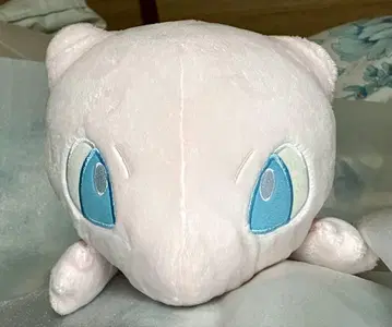 포켓몬 아이 러브 뮤우 I LOVE MEW 봉제 인형 누워 있는 뮤우