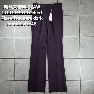 택 포함 새상품 22AW LITTLEBIG Tucked Flare