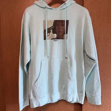 MAYBE TODAY NYC Mathilda Hoodie BLUE 후드티