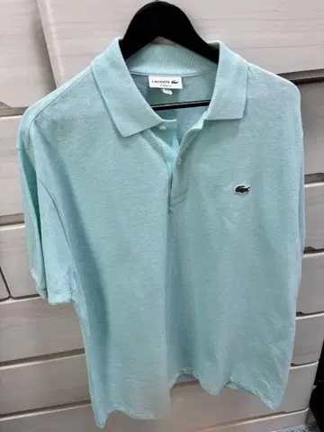 Lacoste 스카이블루 피케 셔츠 XL 클래식 핏 L1264AL 골프