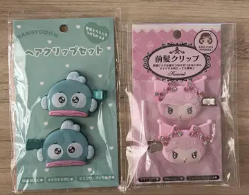 산리오 앞머리 클립 2개 세트