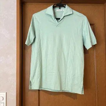 DRESSTIERIOR 민트 그린 피케 셔츠 S