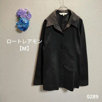 로트레아몽 와이셔츠 [M] 예쁜 코디 포멀 블라우스 출퇴근 통학