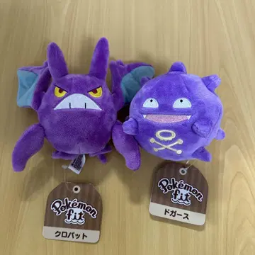 포켓몬 도가스 크로뱃 Pokemon fit 봉제 인형 2개 세트