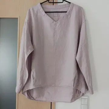 어반 리서치 도어스 여성용 블라우스 린넨 백 턱 풀오버