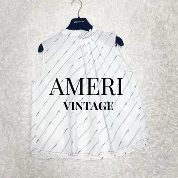 새상품급 레어 아메리빈티지 AMERI LOGO SHIRT TOP