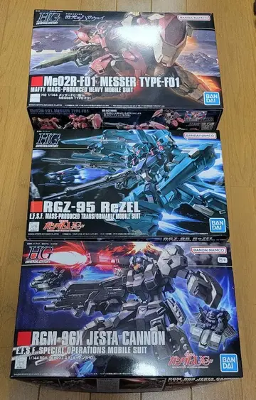 HGUC 1/144 메사 F01형 리젤 제스타 캐논 새상품 미조립