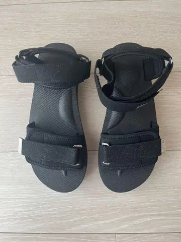 블랙 스포츠 샌들 벨크로