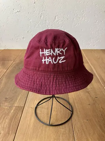 HENRY HAUZ 버킷 햇 버건디