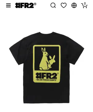 FR2 백 프린트 티셔츠