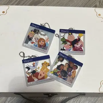 디즈니 100주년 아크릴 키링 4개 세트
