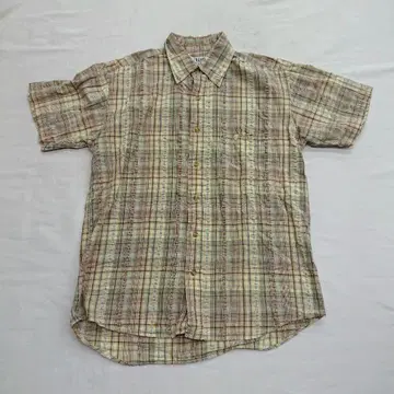 CHAPS RALPH LAUREN 반팔 체크 BD 셔츠 M