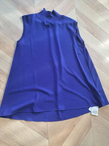 Spick & Span 블루 슬리브리스 튜닉