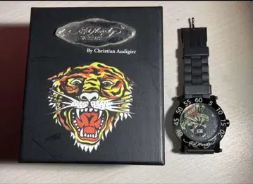 에드 버디 Ed Hardy 스컬 손목시계 남성용/여성용 악마 얇은 비단