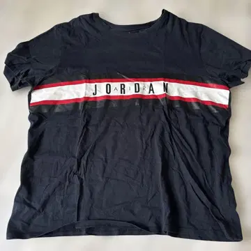 Jordan 스트라이프 티셔츠 블랙