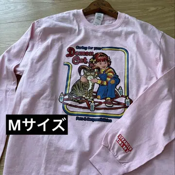 데드스탁! 새상품 스티븐 로즈 데몬 캣 롱T 긴팔 T M 사이즈