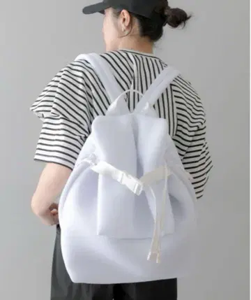 이아파피요네 [미사용] 메쉬 백 백팩 화이트