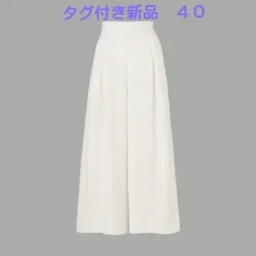 미사용 새상품 하이 힙 스타일리시 팬츠 40 밀크티