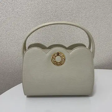 하나에모리 HANAE MORI 서클 로고 가죽 핸드백