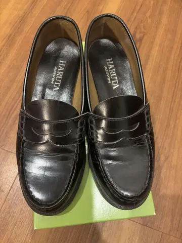HARUTA 로퍼 블랙 24.0EE